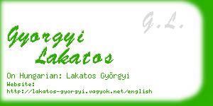 gyorgyi lakatos business card